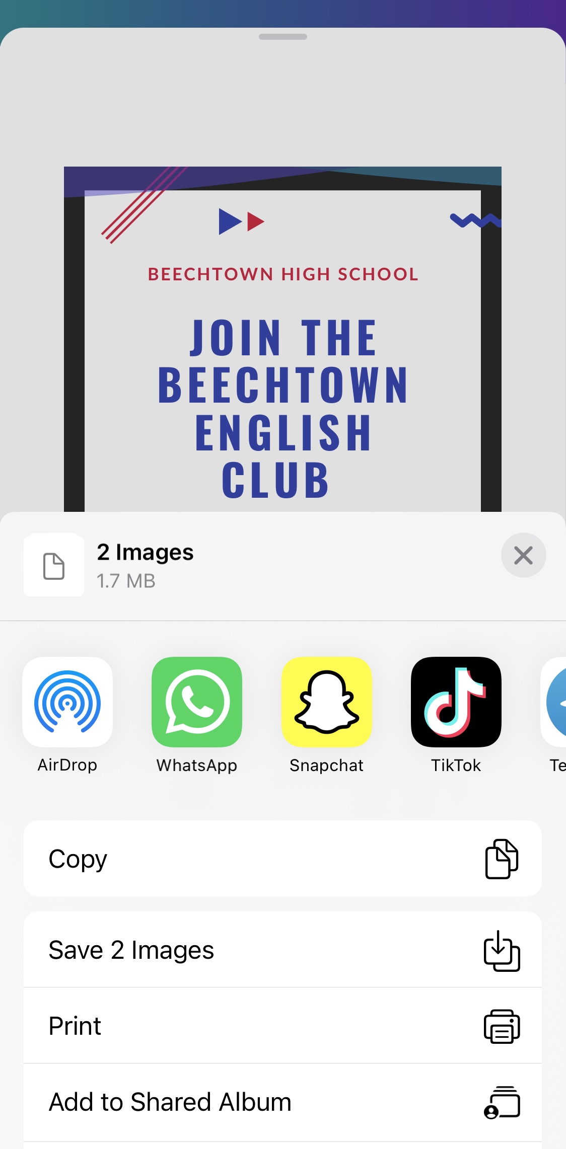 Canva download screen